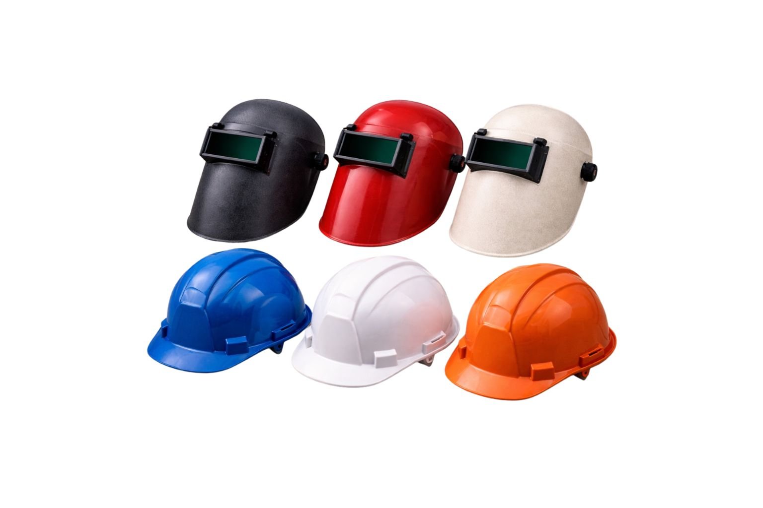 Safety Helmets in two colors white and yellow