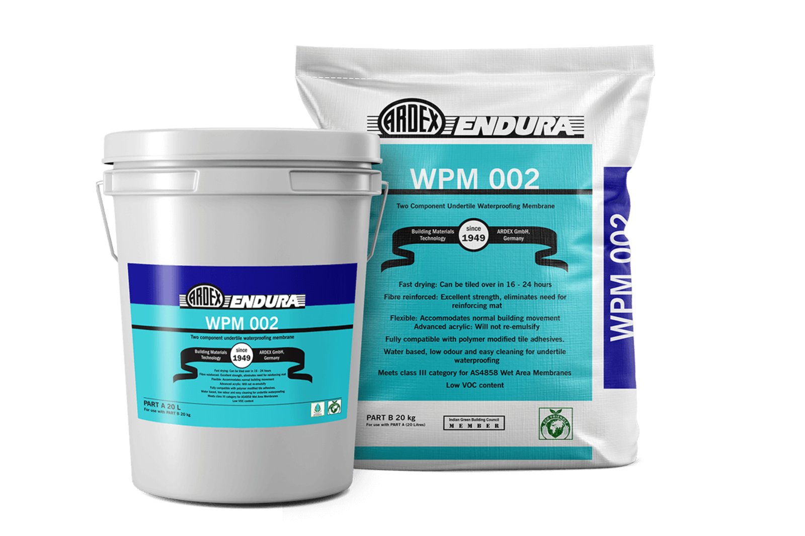 Advanced Acrylic Synthetic Microfiber Reinforced Fast Drying Under Tile Waterproof Membrane